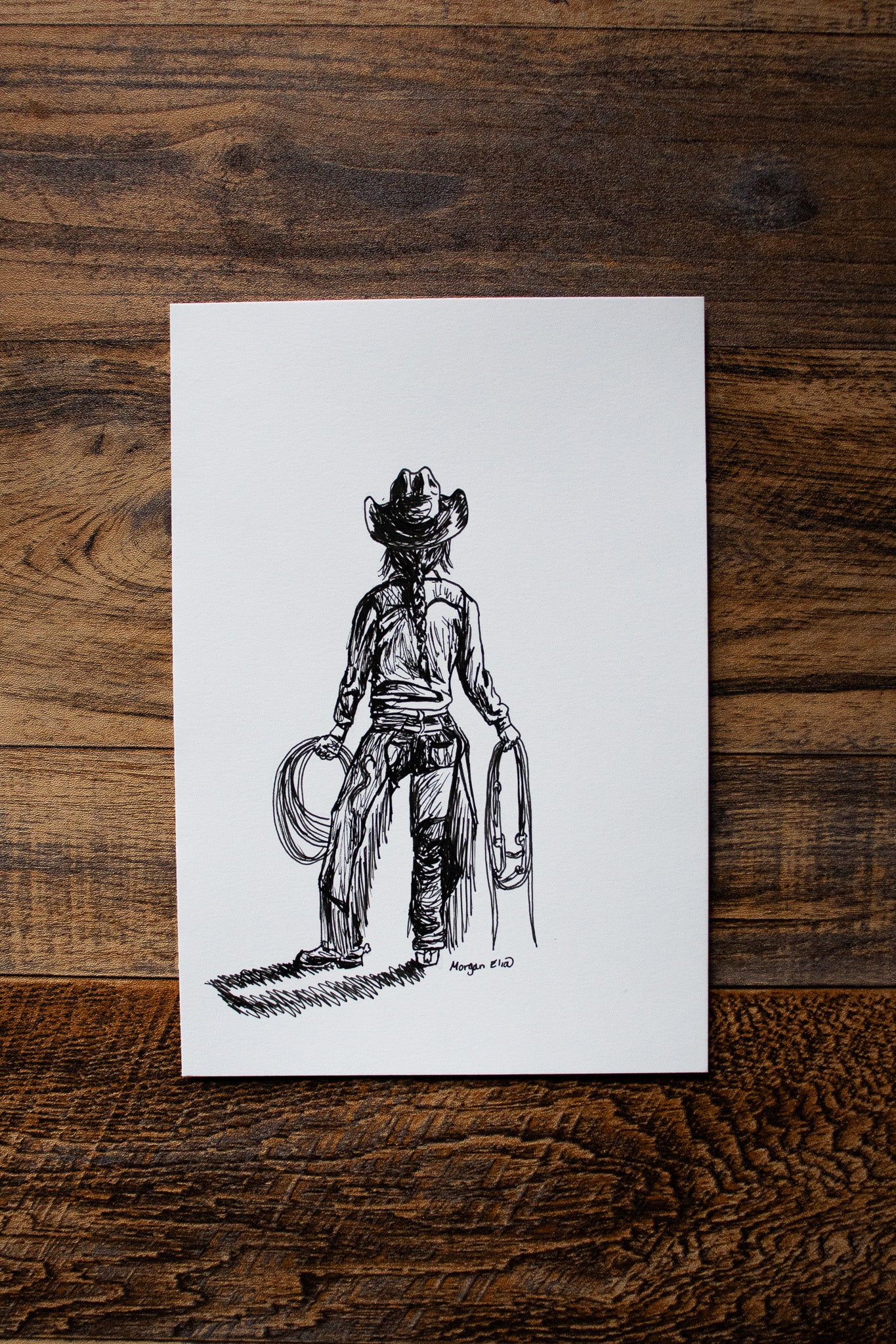 "Untamed" Ink Sketch