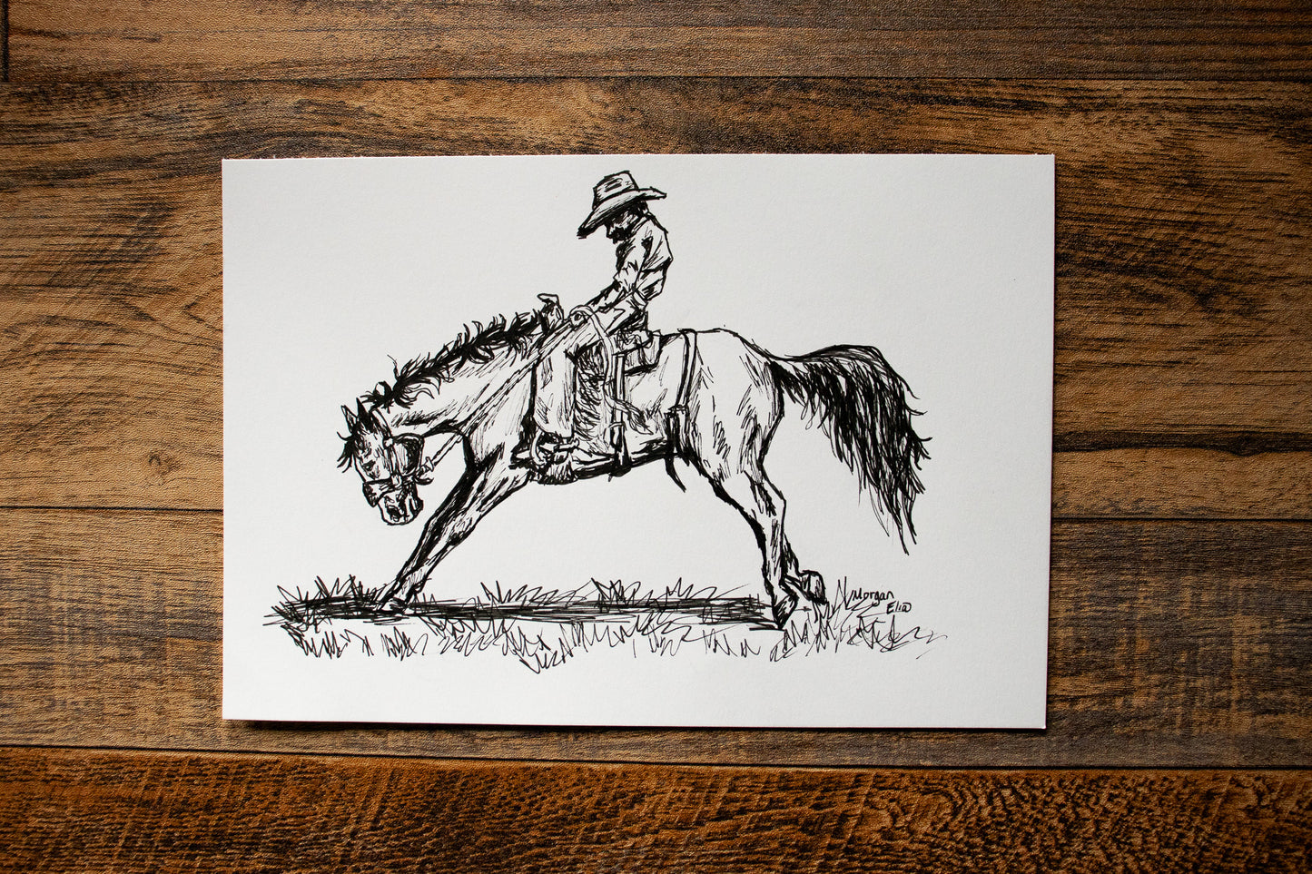 "Rowdy Friend" Original Sketch