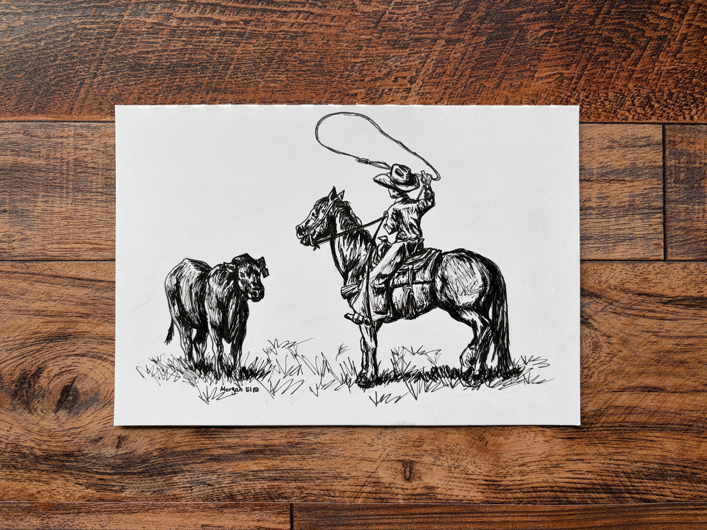 "Cowpoke" Original Sketch