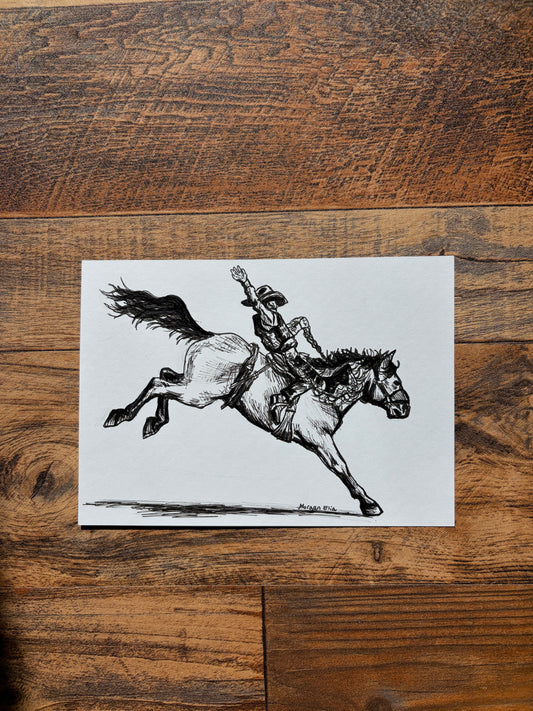 "Jump Right In" Original Sketch - September Print Club